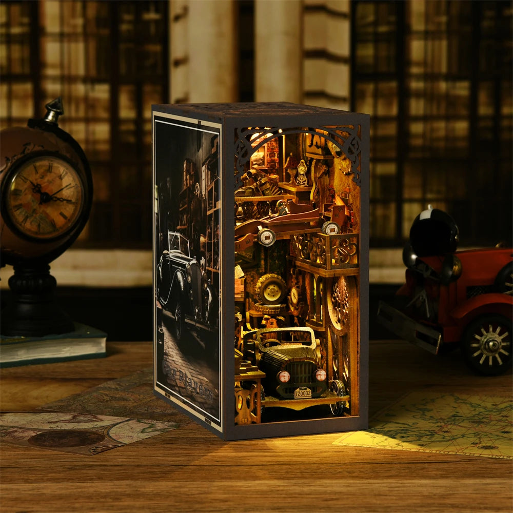 Book Nook Kit — Garage Steampunk