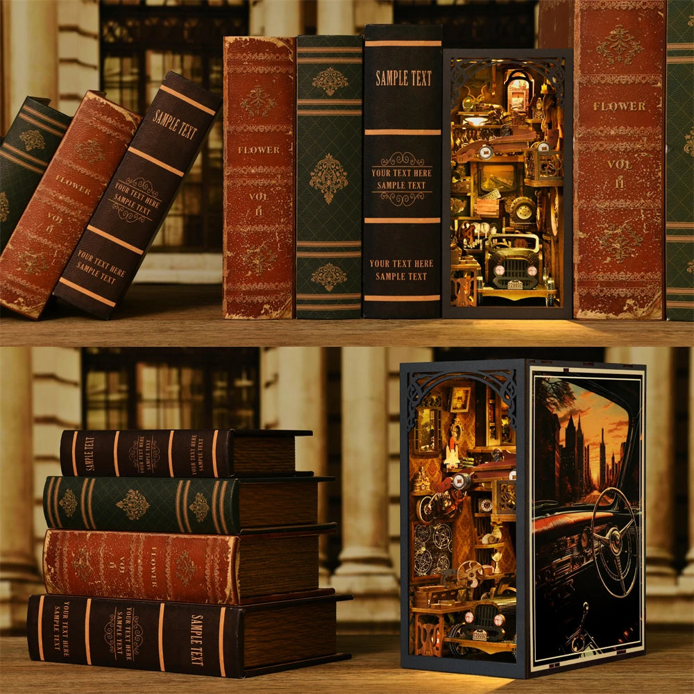 Book Nook Kit — Garage Steampunk