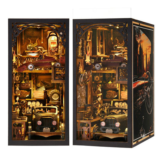 Book Nook Kit — Garage Steampunk