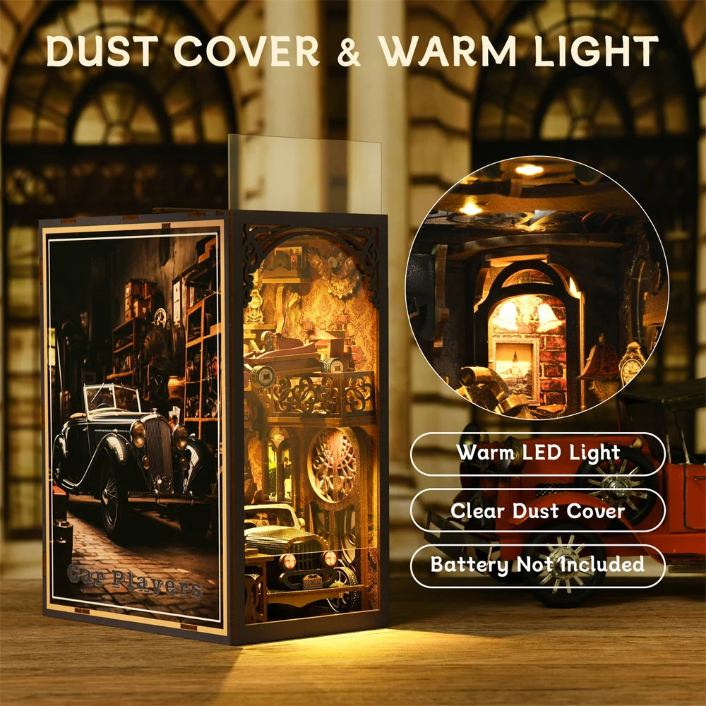 Book Nook Kit — Garage Steampunk