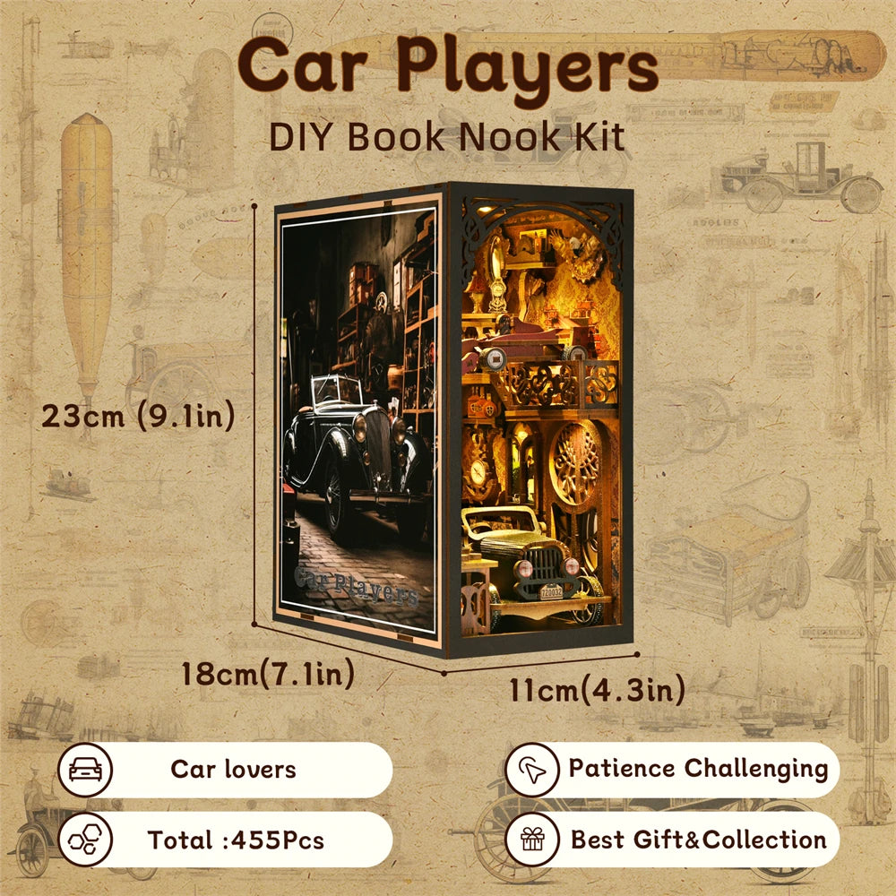 Book Nook Kit — Garage Steampunk